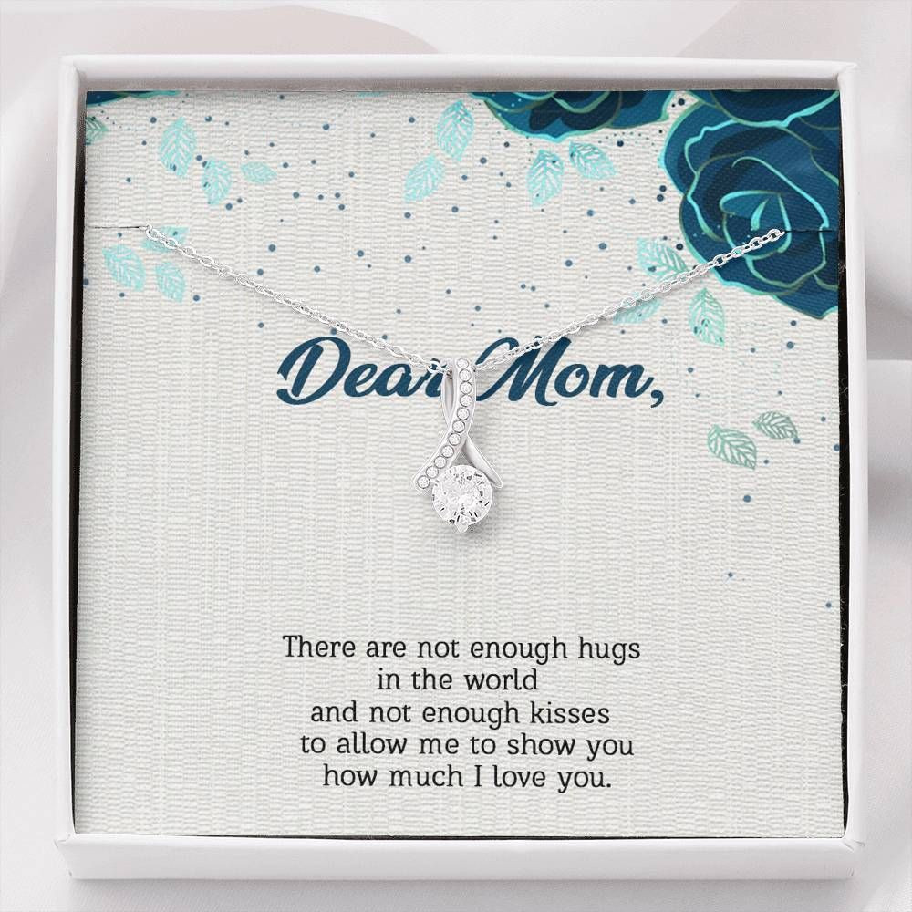 Alluring Beauty Necklace Gift For Mom Lots Of Hugs And Kisses
