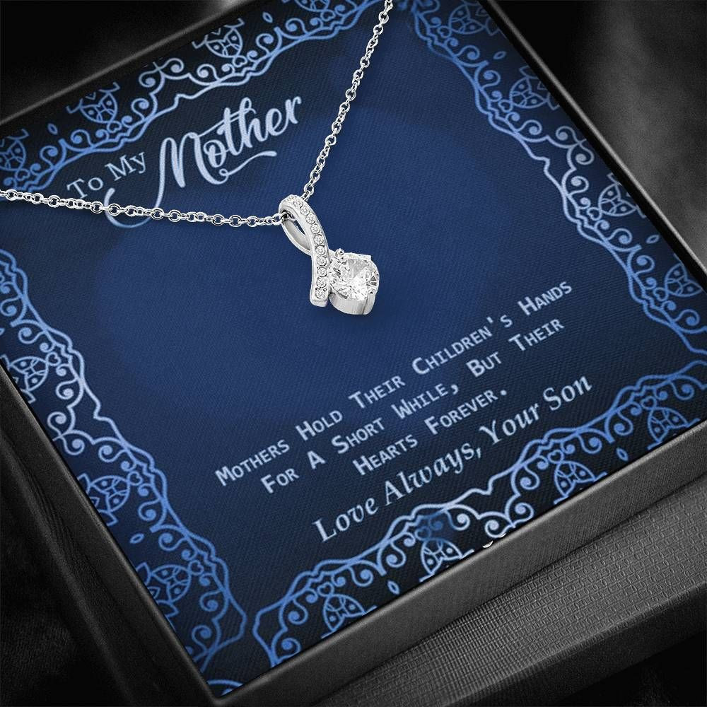 Alluring Beauty Necklace Gift For Mom Mothers Hold Their Children’s Hearts