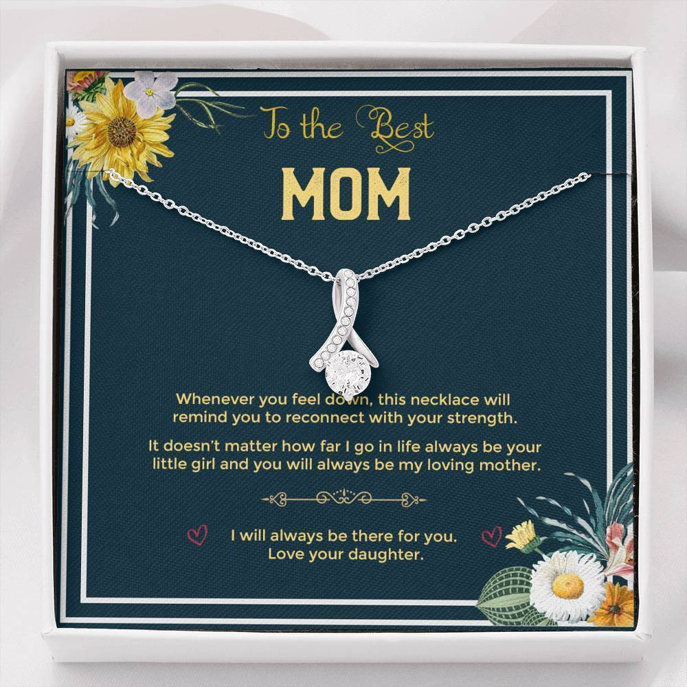 Alluring Beauty Necklace Gift For Mom You Are The World’s Best Mom Happy Mother’s Day