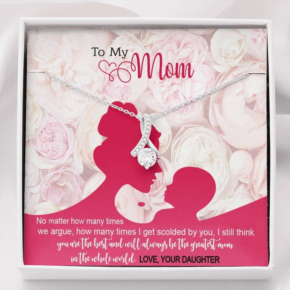 Alluring Beauty Necklace Gift For Mom You’ll Always Be The Greatest Mom In The Whole World