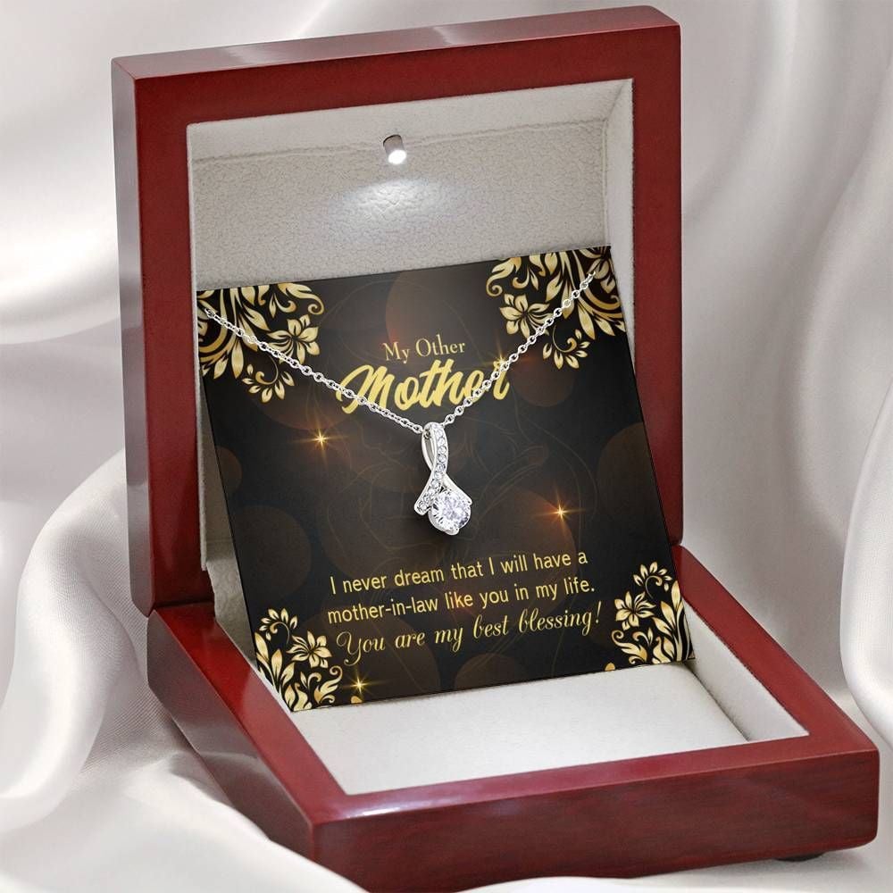 Alluring Beauty Necklace Gift For Mother-in-law Gift You’re My Blessing