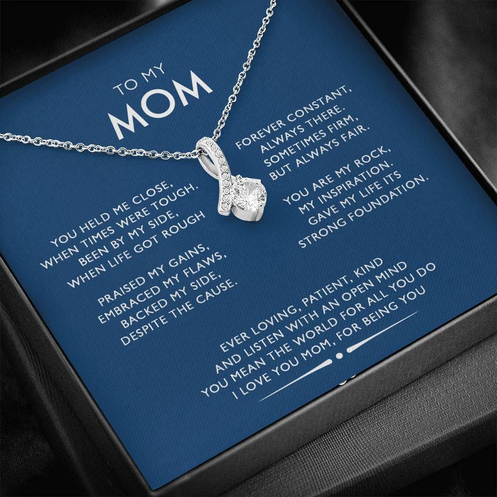 Alluring Beauty Necklace Luxury Gift For Mom You Mean The World To Me