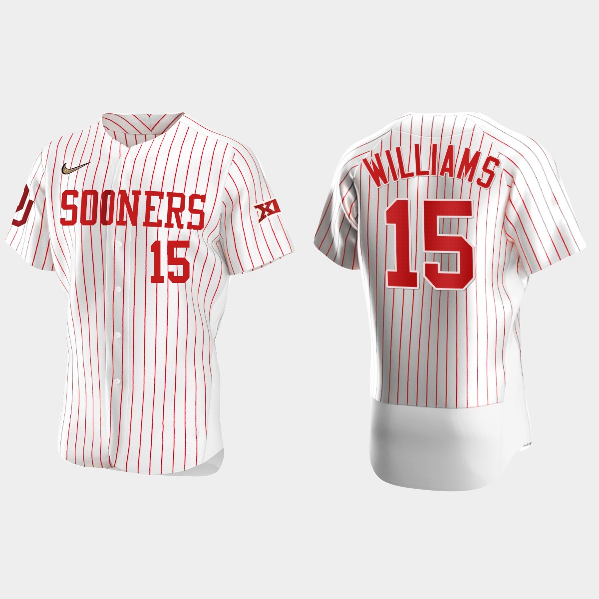 Alondes Williams Oklahoma Sooners 2021 Vapor Prime College Jersey - White