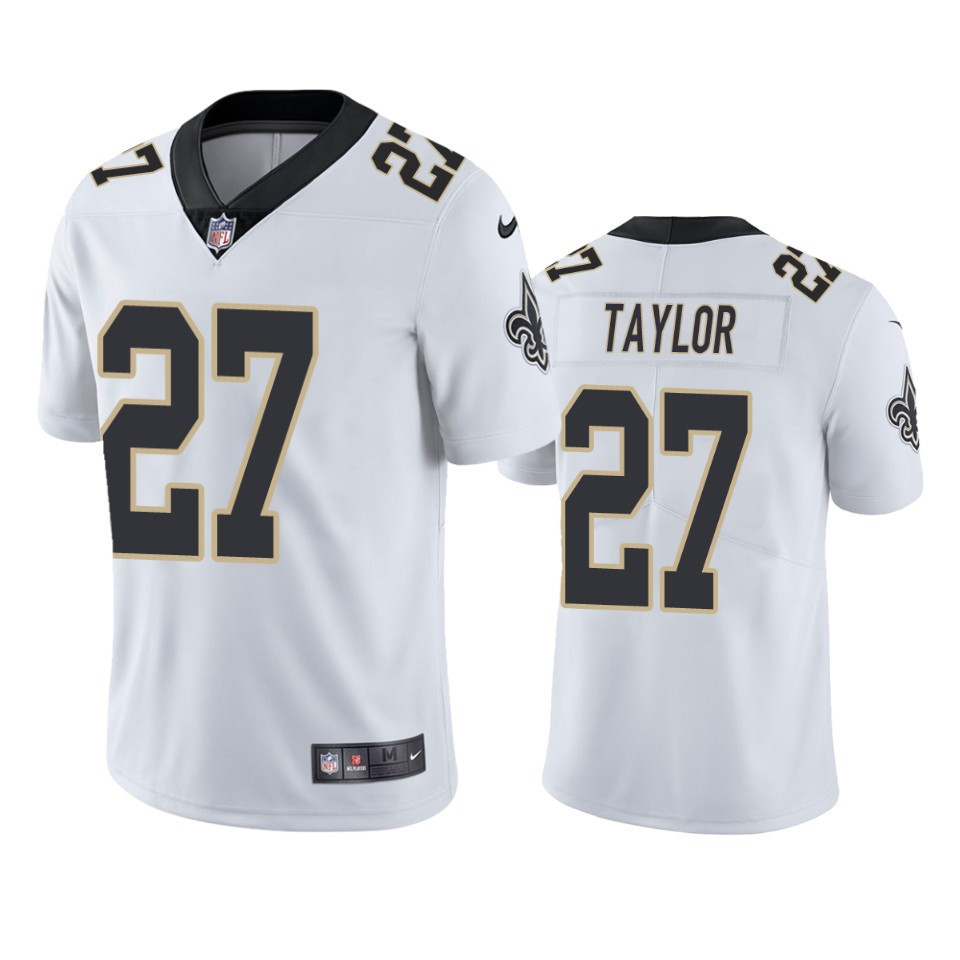 Alontae Taylor 27 New Orleans Saints White Vapor Limited Stitched Jersey
