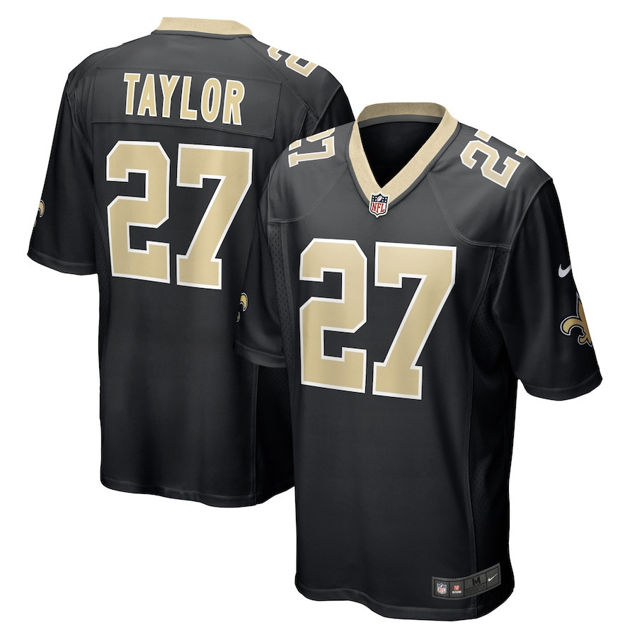 Alontae Taylor New Orleans Saints Stitched Jersey – Black