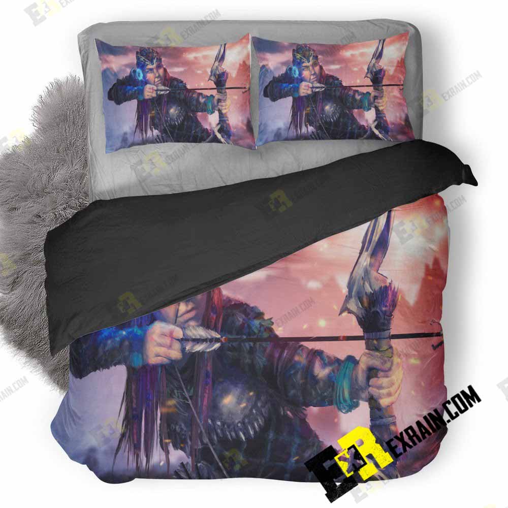 Aloy Horizon Zero Dawn Fan Art Ab 3D Customized Duvet Cover Bedding Set