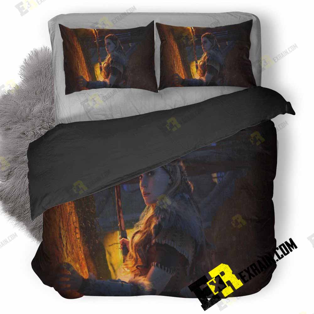 Aloy Horizon Zero Dawn Game Cosplay Qhd 3D Customized Duvet Cover Bedding Set