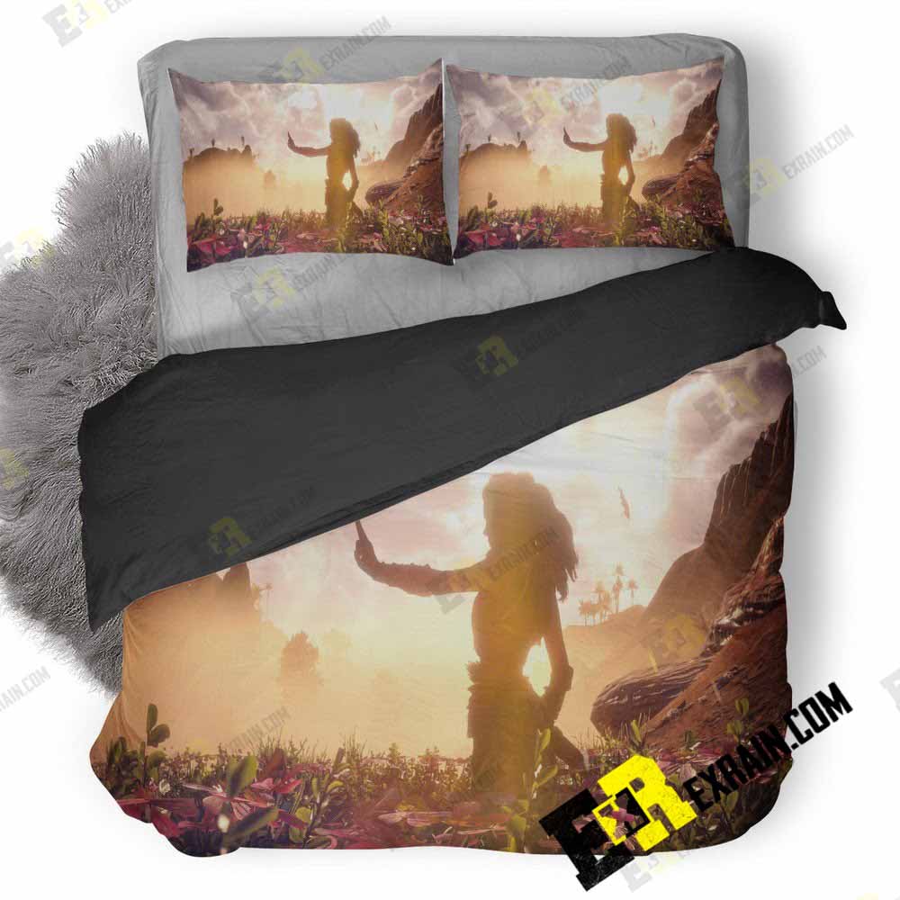 Aloy Horizon Zero Dawn Videogame J6 3D Customized Duvet Cover Bedding Set