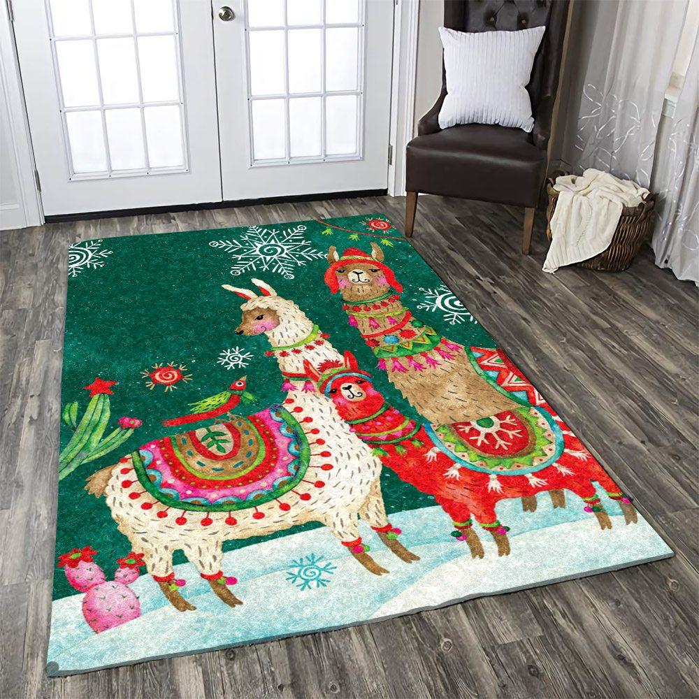 Alpaca Christmas Limited Edition Rectangle Rug