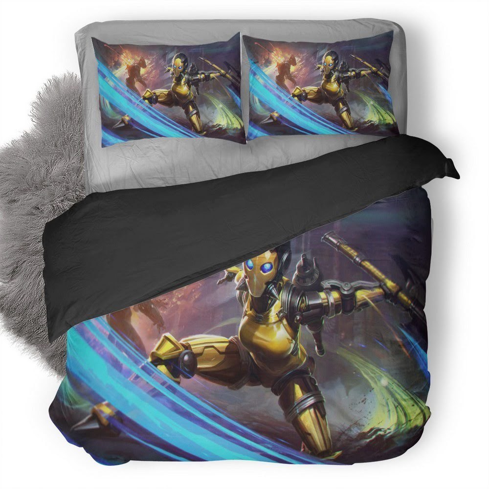 Alpha Contender Splash 3D Customized Duvet Cover Bedding Set