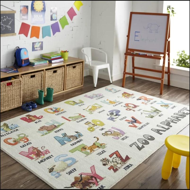 Alphabet Zoo Limited Edition Rectangle Rug