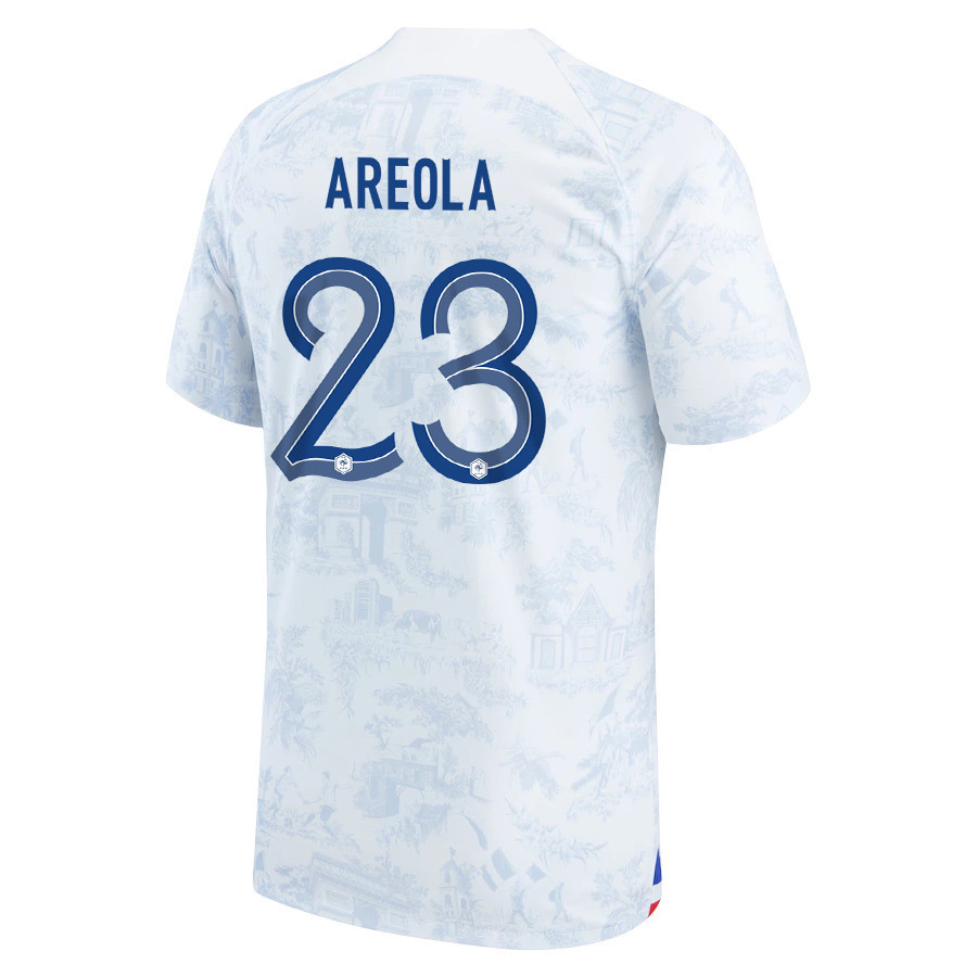 Alphonse Areola 23 France National Team 2022-23 Qatar World Cup – Away Soccer Jersey