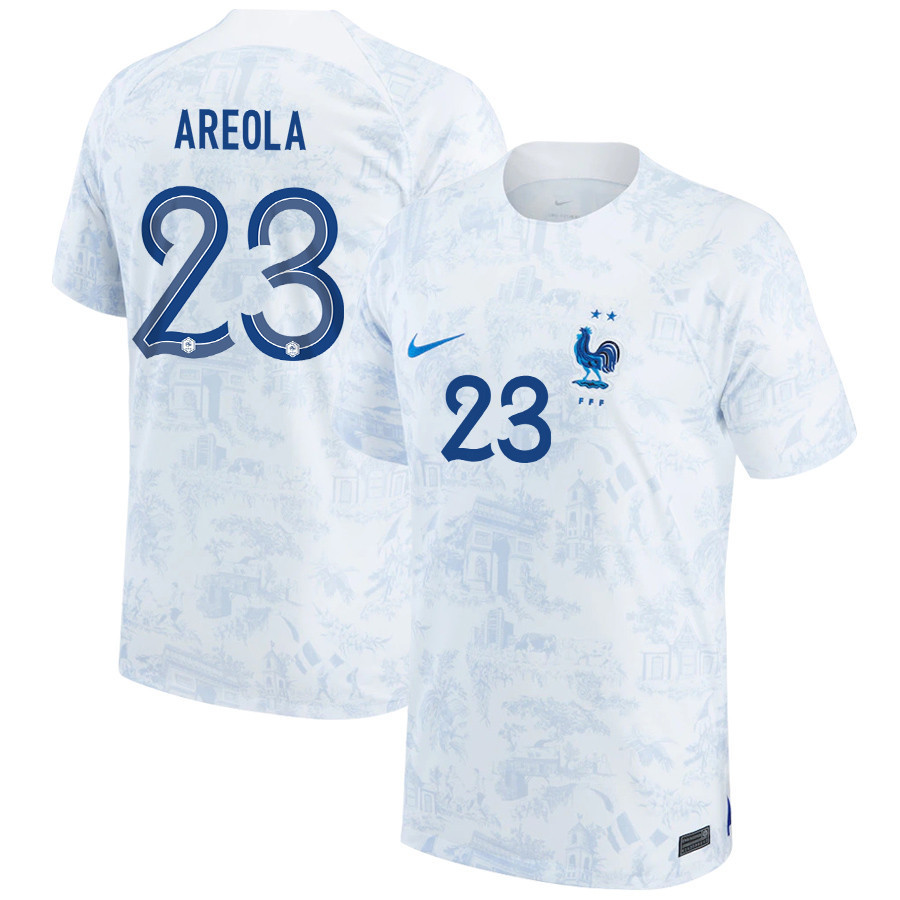 Alphonse Areola 23 France National Team 2022-23 Qatar World Cup – Away Soccer Jersey