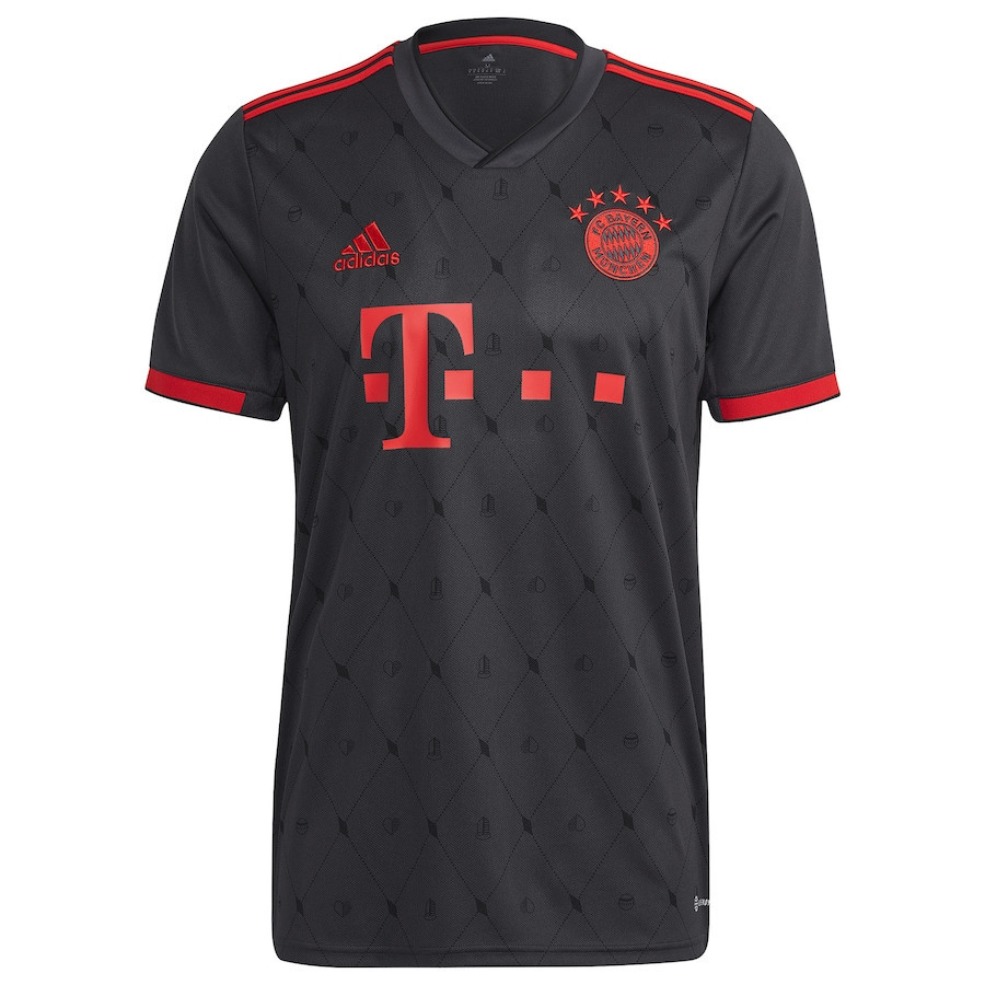 Alphonso Davies 19 Bayern Munich 2022/23 Third Player Soccer Jersey – Charcoal Alphonso Davies 19 Bayern Munich 2022/23 Third Player Soccer Jersey – Charcoal
