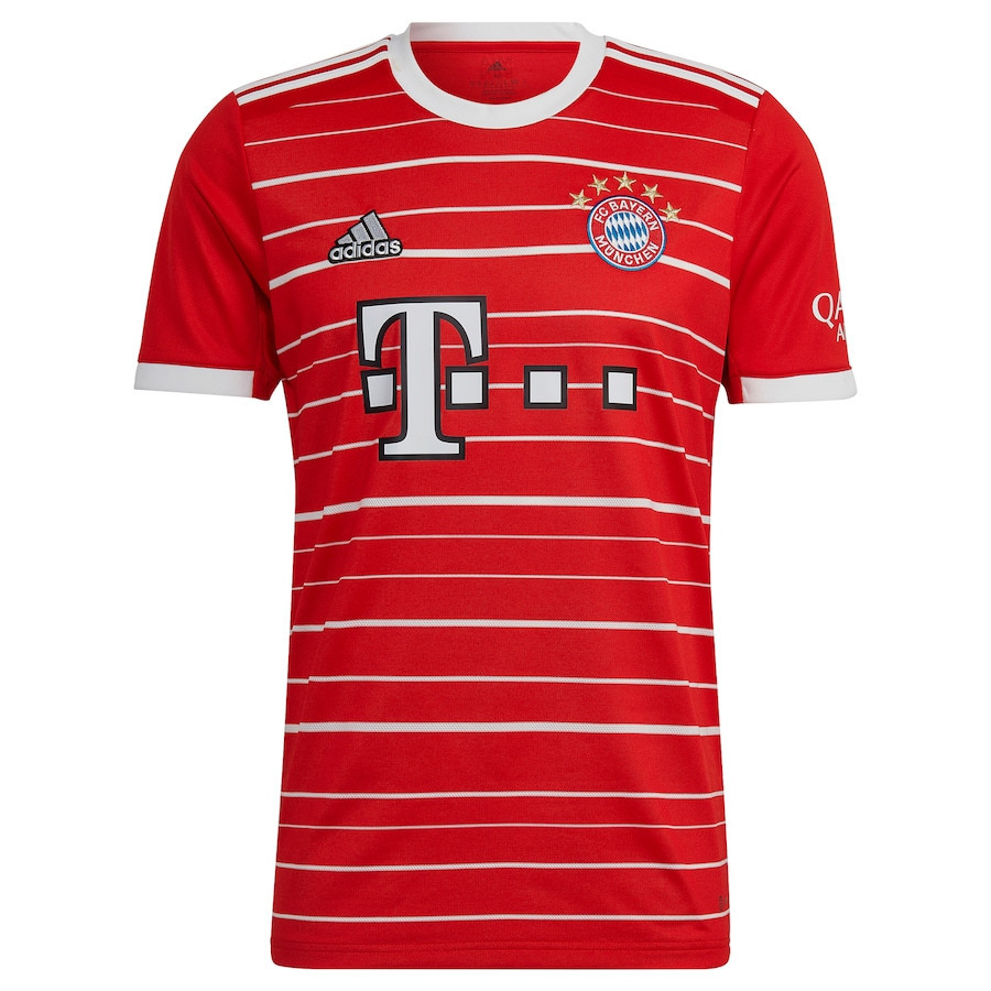Alphonso Davies 19 Bayern Munich Men 2022/23 Home Player Soccer Jersey – Red