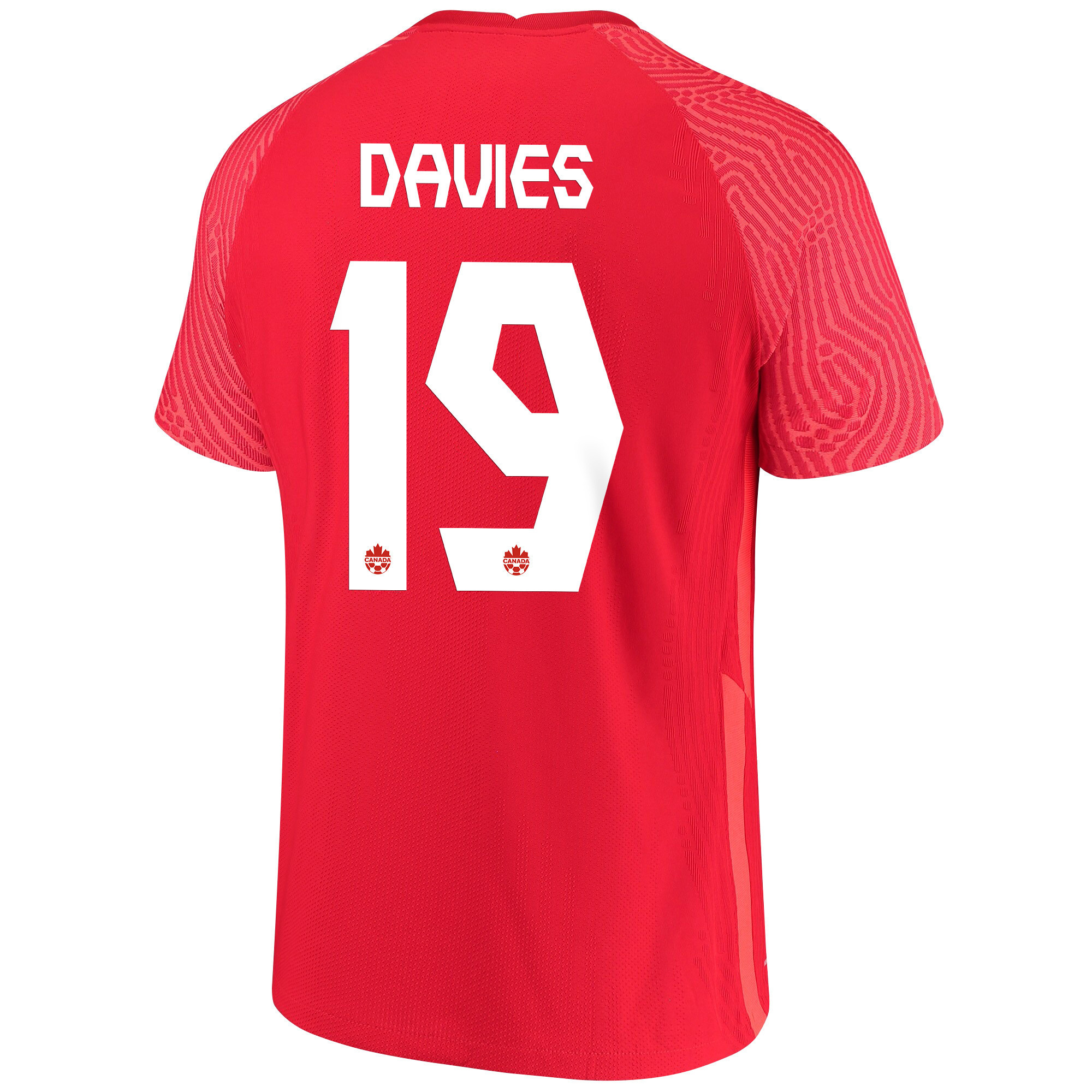 Alphonso Davies 19 Canada National Team FIFA World Cup Qatar 2022 Patch – Home Men Soccer Jersey