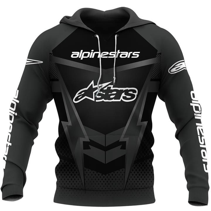 Alpinestars logo pattern print 3D Hoodie