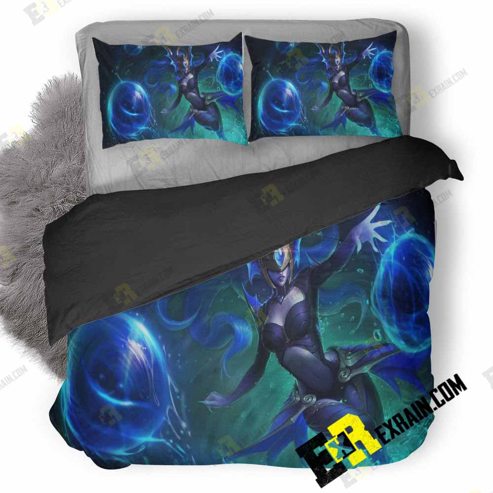 Altantean Syndra League Of Legends Wallpaper 3D Customized Duvet Cover Bedding Set