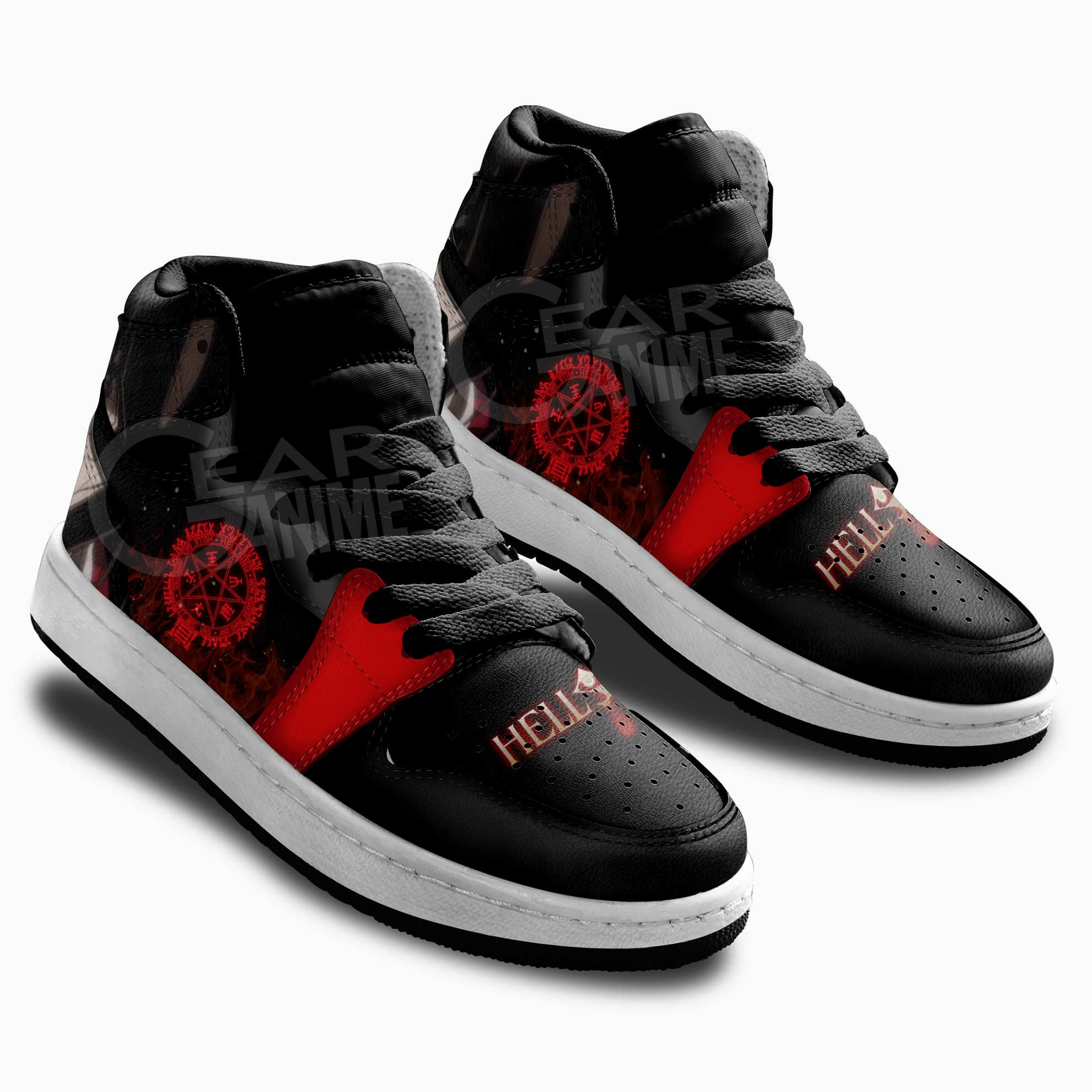 Alucard Kids Sneakers Hellsing Anime Kids Shoes