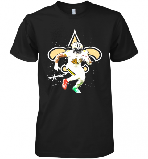 Alvin Kamara New Orleans Saints Signature Premium T-Shirt