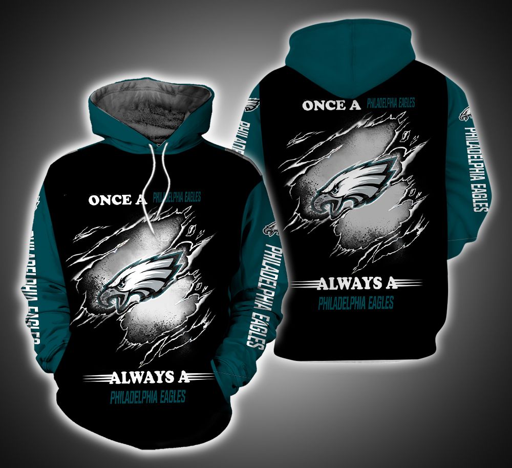 Always a Philadelphia Eagles Fan 3D Print Hoodie