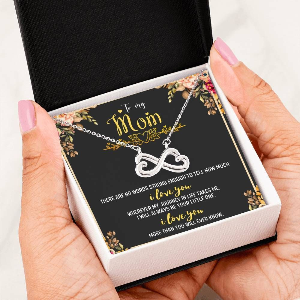 Always Be Your Little One Infinity Heart Necklace Gift For Mother
