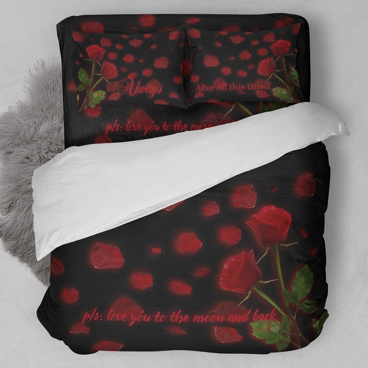 Always Love You Duvet Cover Bedding Set