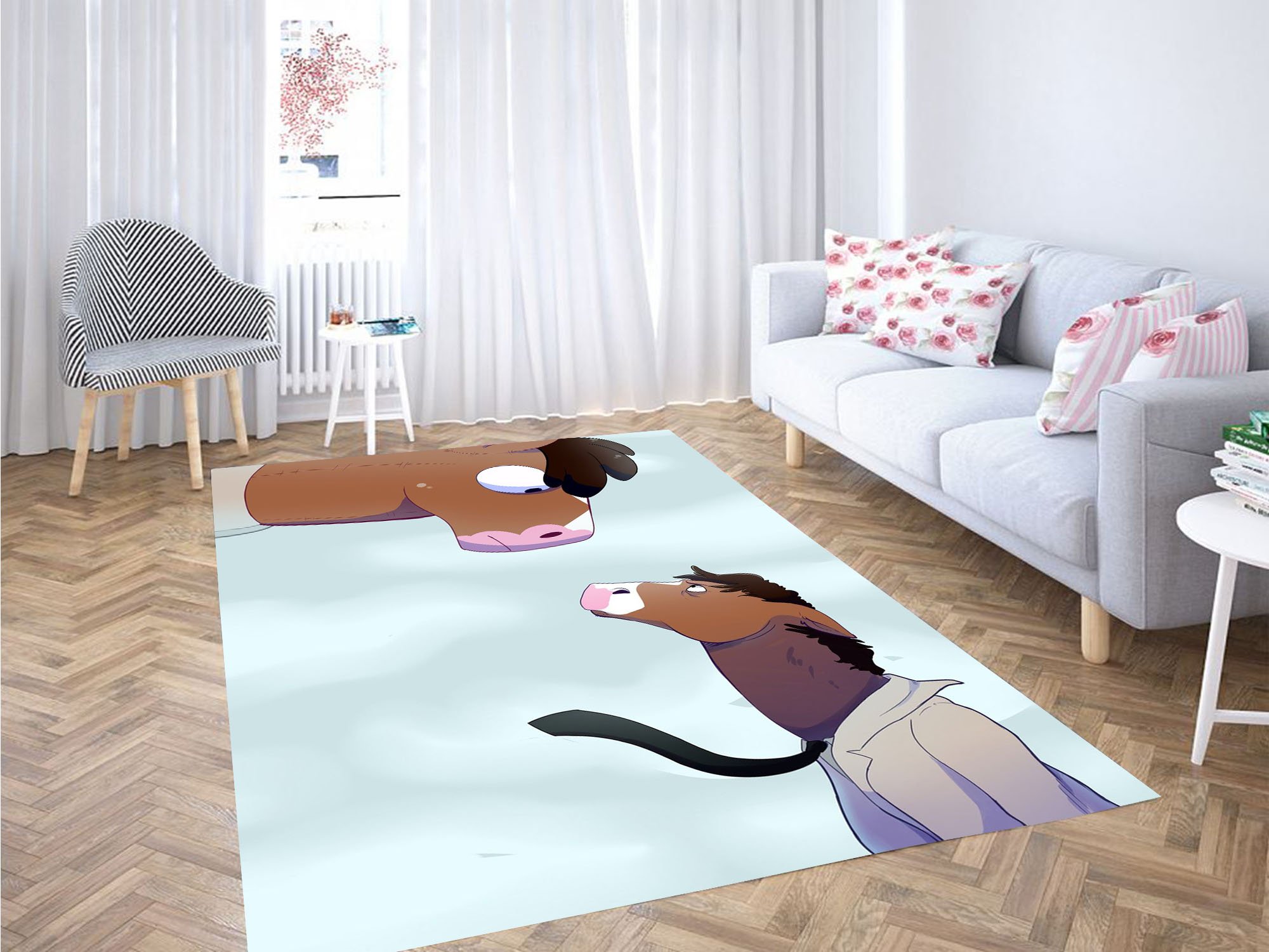 Always Sad Bojack Horseman Carpet Rectangle Rug