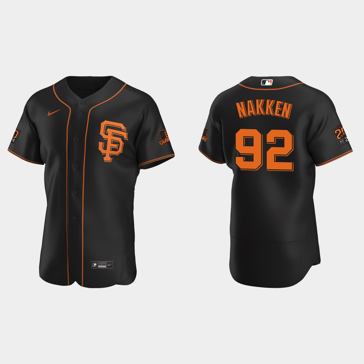 Alyssa Nakken San Francisco Giants Alternate Jersey – Black