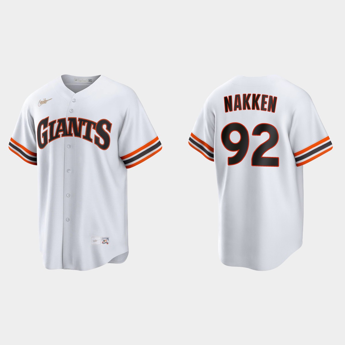 Alyssa Nakken San Francisco Giants Cooperstown Home Jersey – White