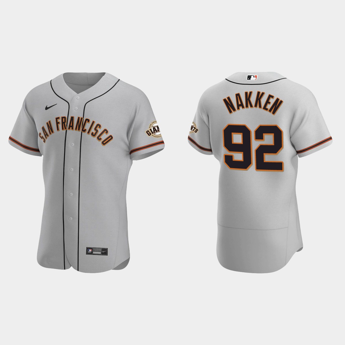 Alyssa Nakken San Francisco Giants Road Jersey – Gray