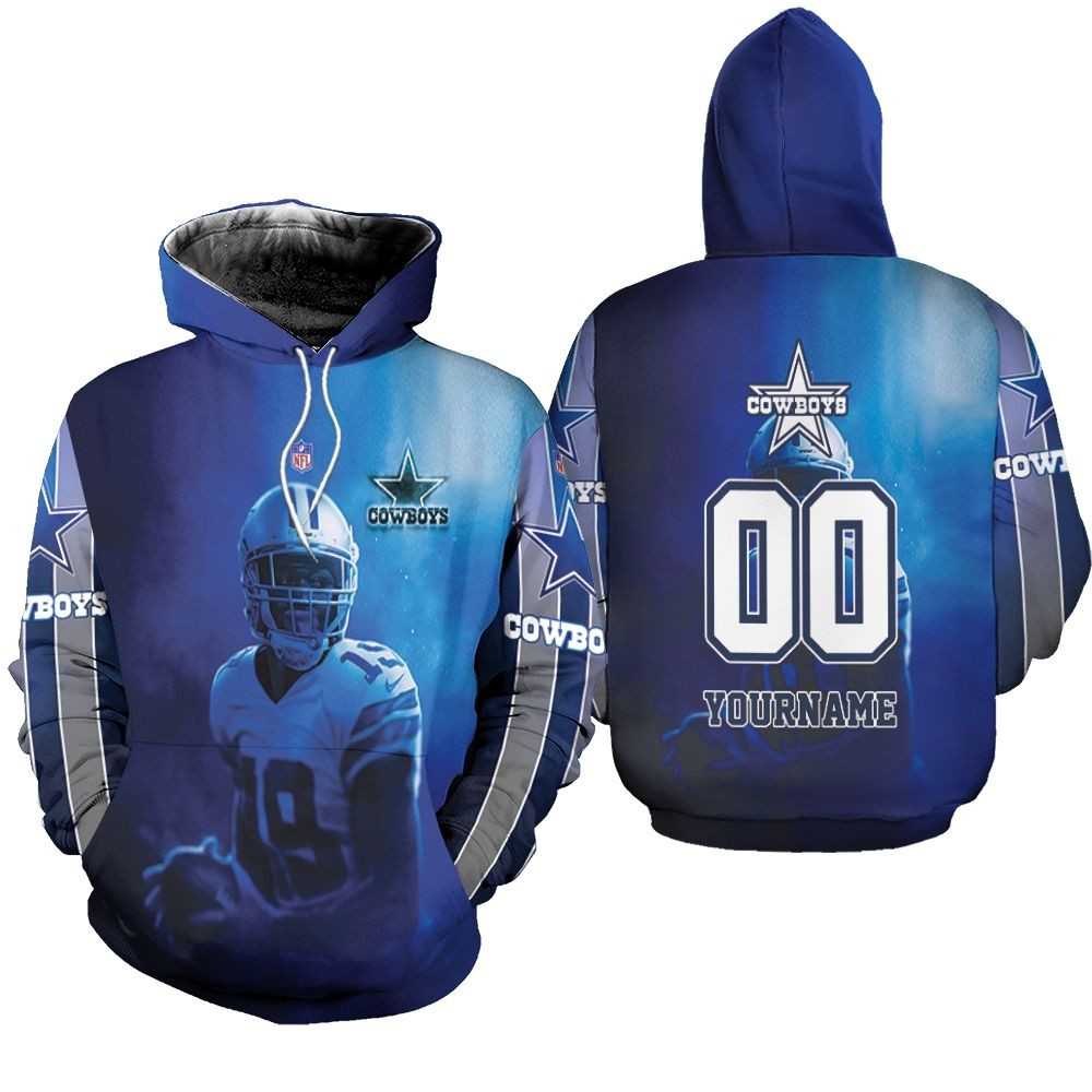 Amari Cooper 19 Dallas Cowboys 3D Personalized Hoodie