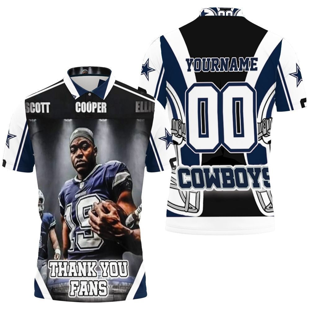 Amari Cooper 19 Dallas Cowboys Nfc East Division Champions Super Bowl 2021 Personalized Polo Shirt