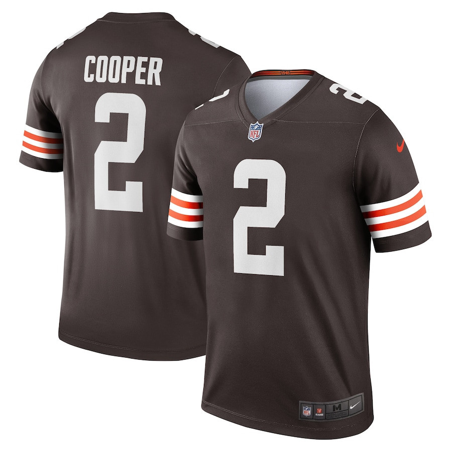 Amari Cooper 2 Cleveland Browns Legend Stitched Jersey – Brown