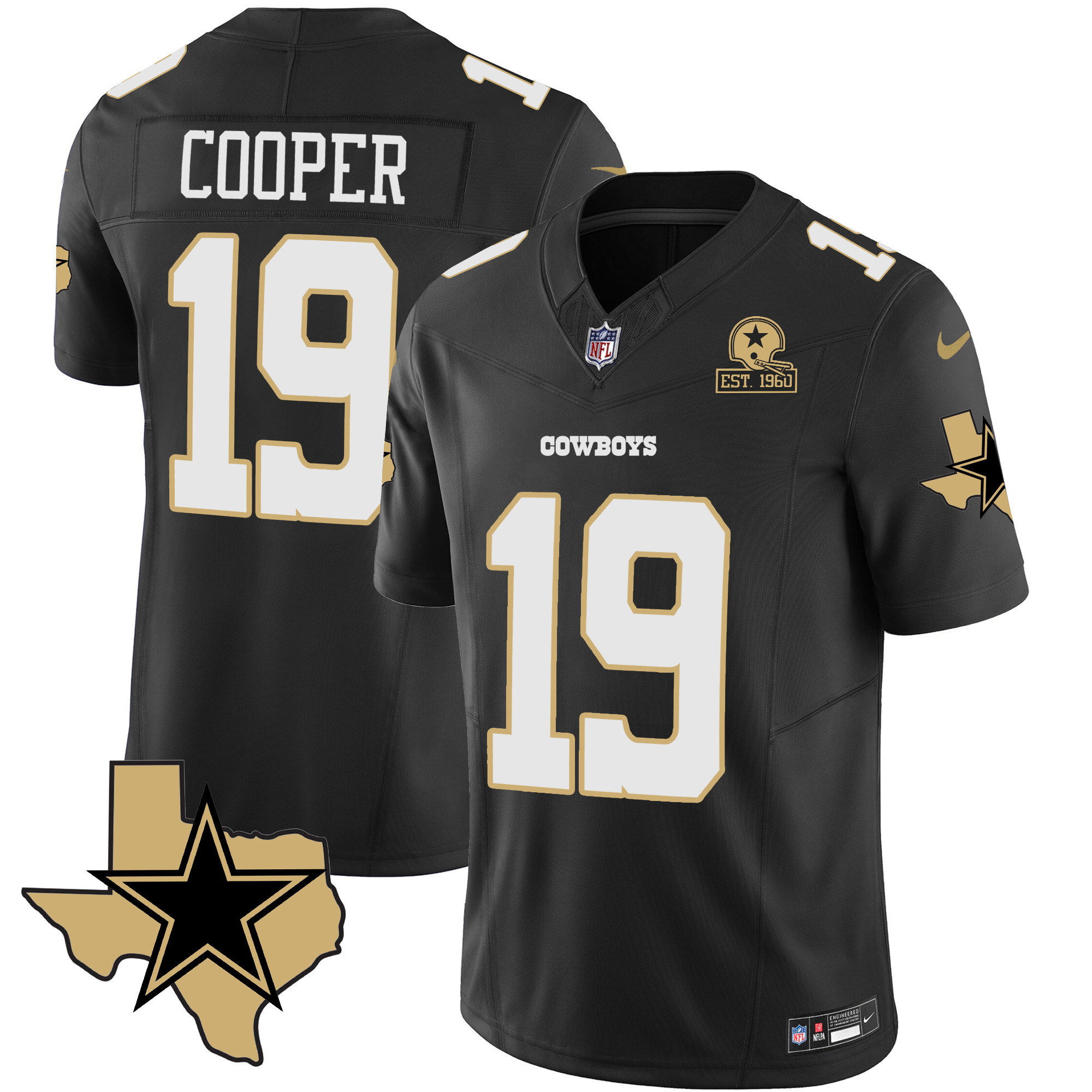 Amari Cooper Men's Dallas Cowboys Special Vapor Limited Black Jersey - All Stitched 