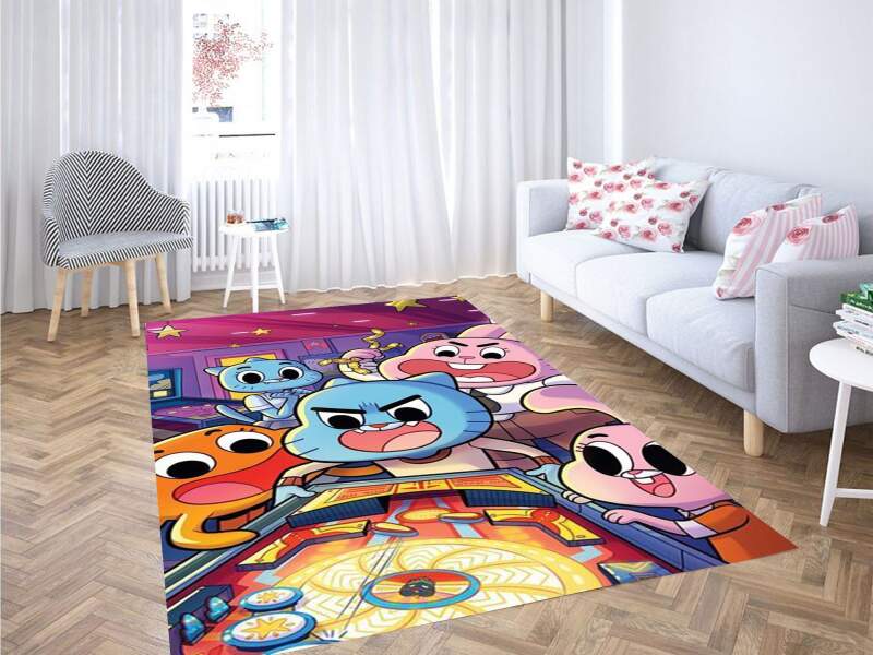Amazing World Of Gumball Carpet Rectangle Rug