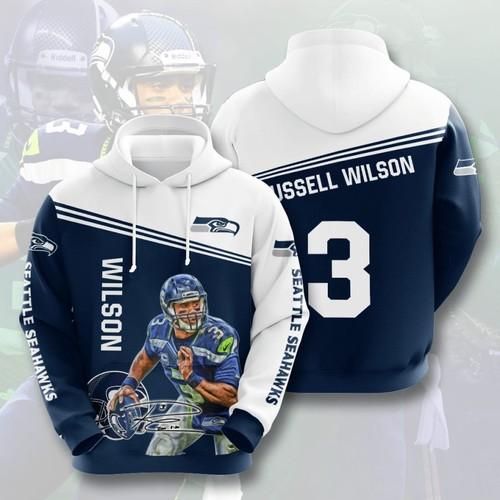 Amazon Sports Team Russell Wilson Seattle SeahawksHoodie