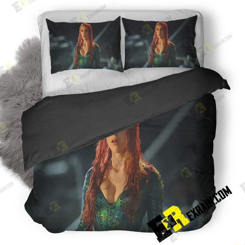 Amber Heard As Mera In Aquaman R7 3D Customized Duvet Cover Bedding Set
