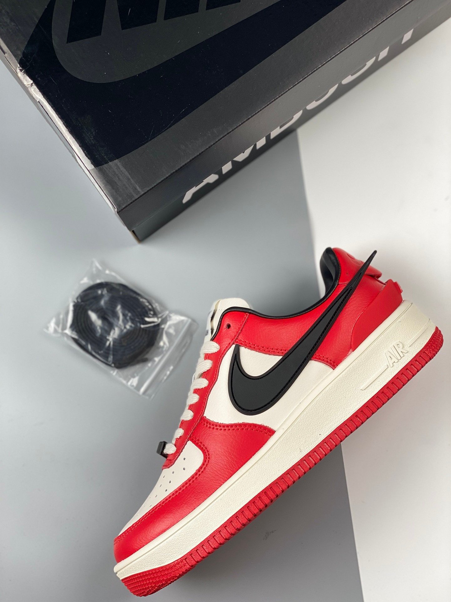 AMBUSH x Nike Air Force 1 Low “Chicago” Red White For Sale