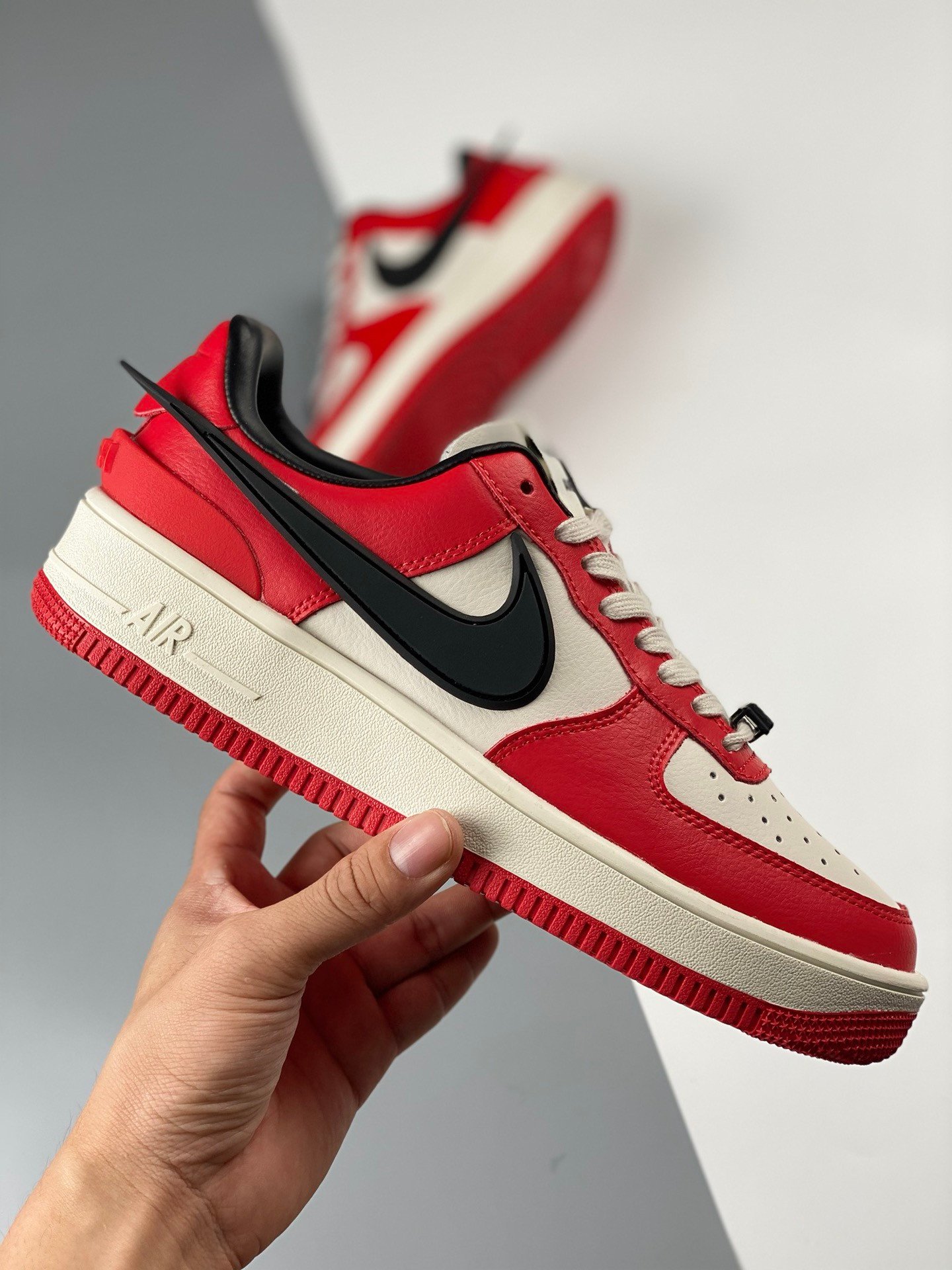 AMBUSH x Nike Air Force 1 Low “Chicago” Red White For Sale