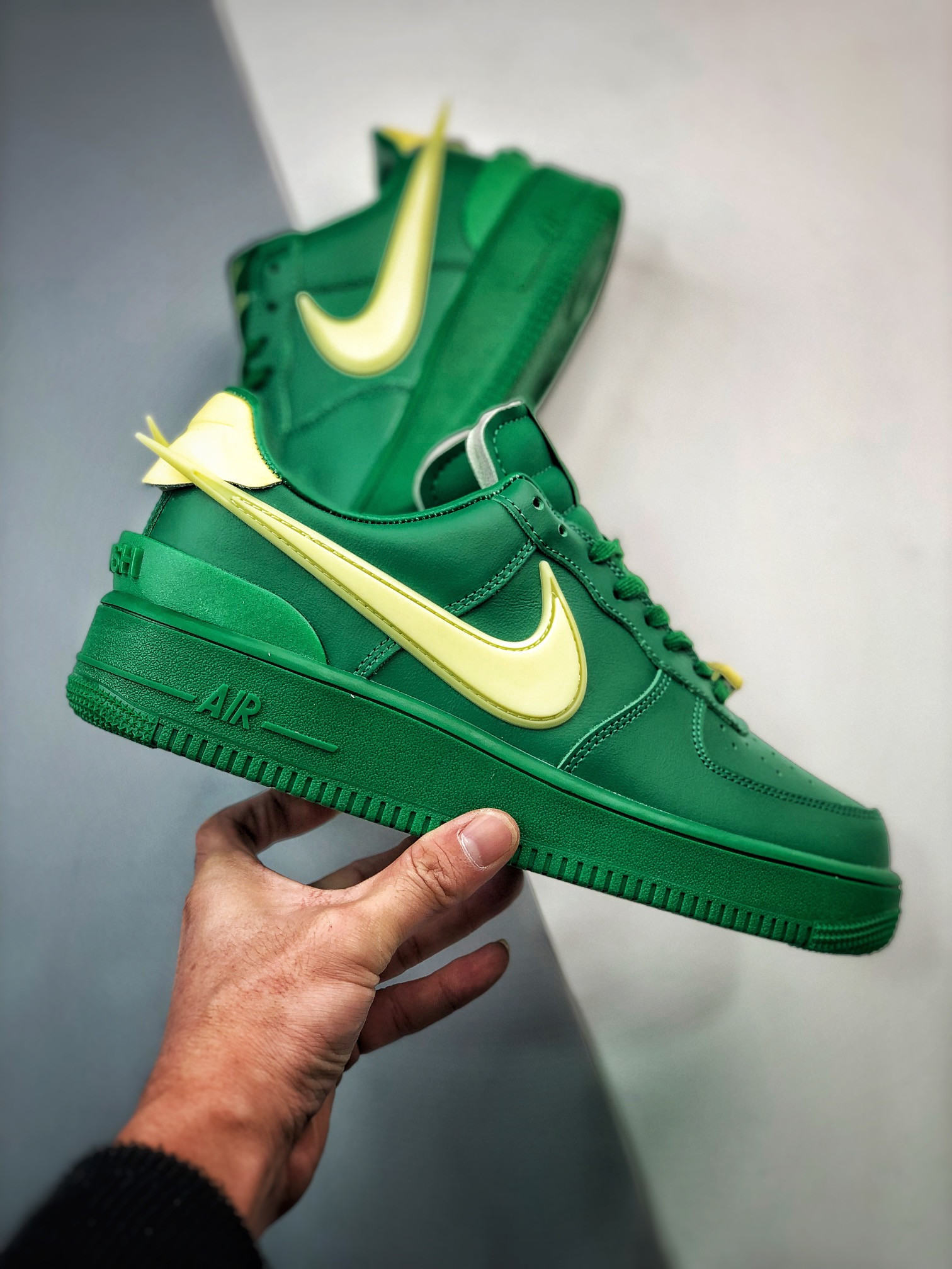 AMBUSH x Nike Air Force 1 Low Pine Green/Citron For Sale