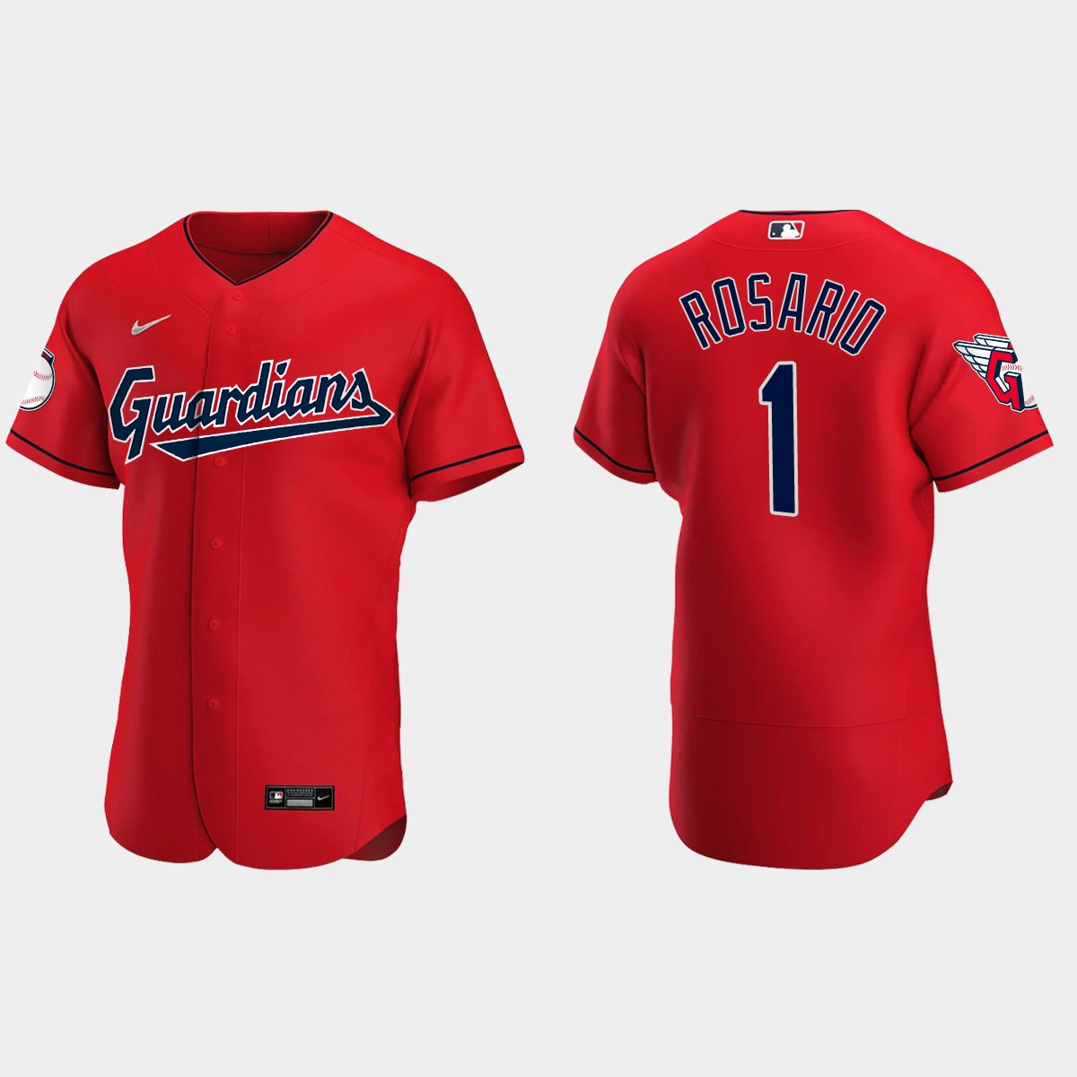 Amed Rosario Cleveland Guardians 2022 Alternate Jersey – Red
