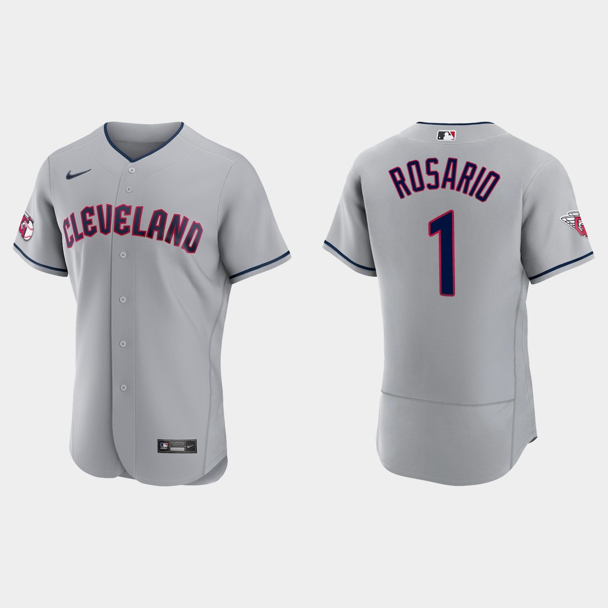 Amed Rosario Cleveland Guardians Jersey – Gray