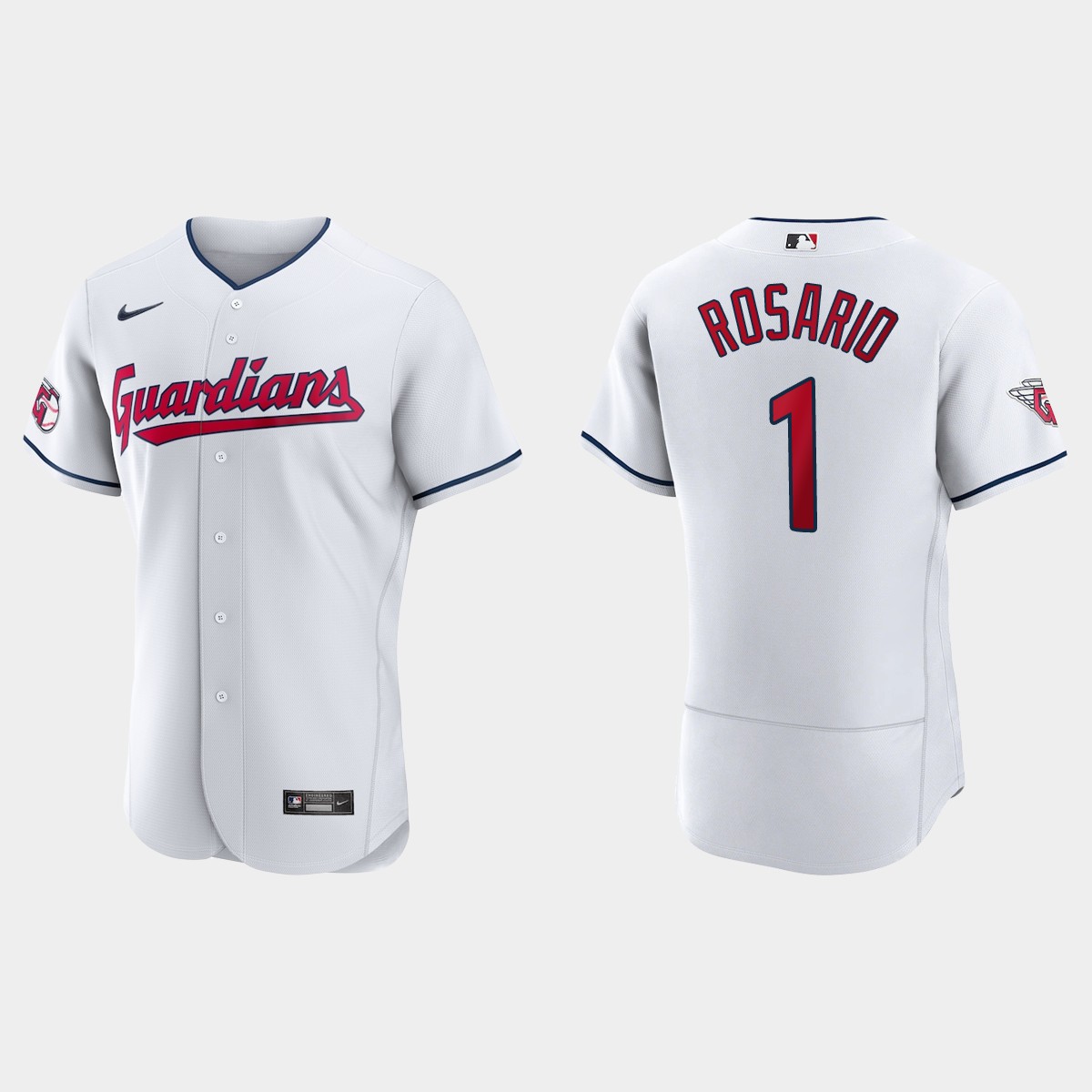 Amed Rosario Cleveland Guardians Jersey – White