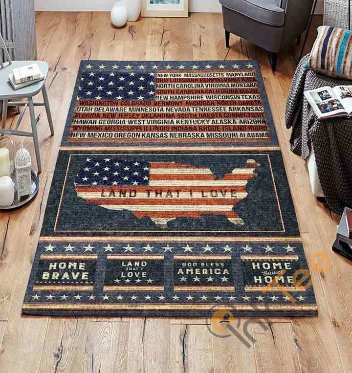 American Area Rectangle Rug