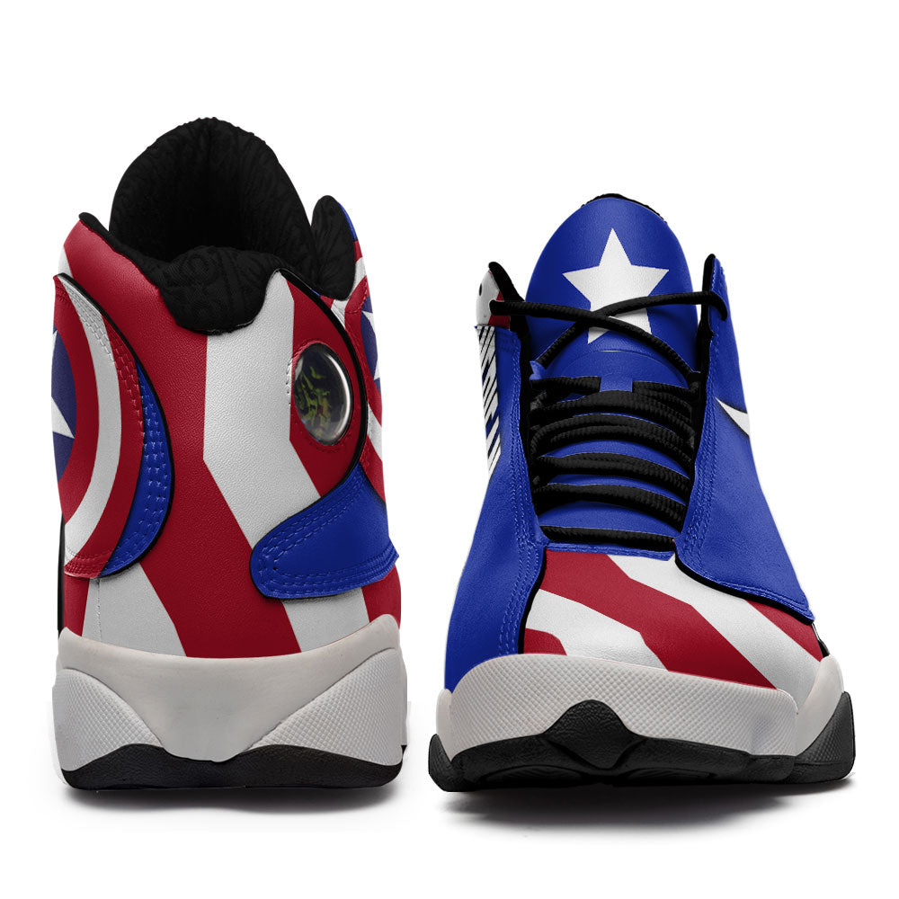 American Captain JD13 Sneakers Super Heroes Custom Shoes
