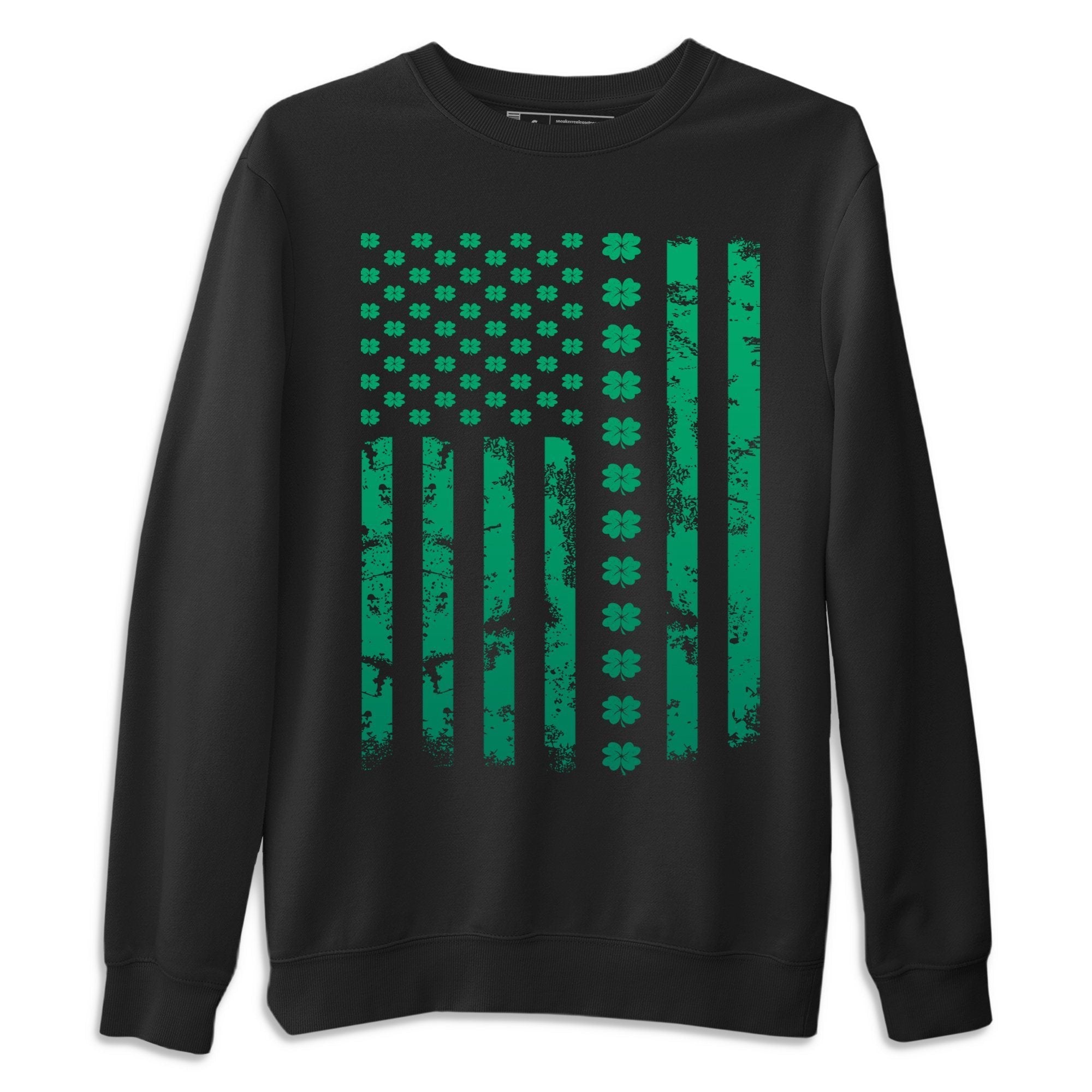 American Flag Unisex Sweater – Air Jordan 13 Lucky Green, Sneakers Matching Sweater