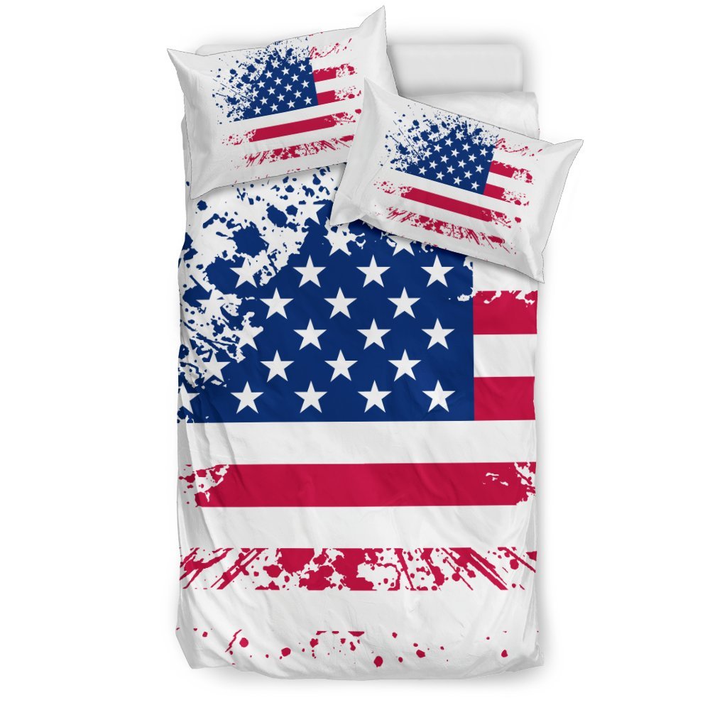 American Grunge 3D Customized Duvet Cover Bedding Set