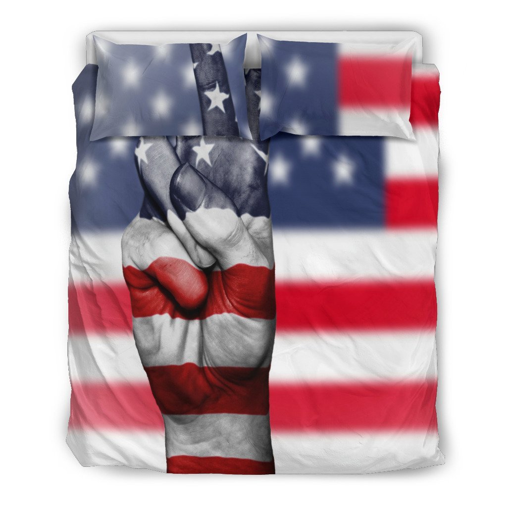American Peace 3D Customized Duvet Cover Bedding Set