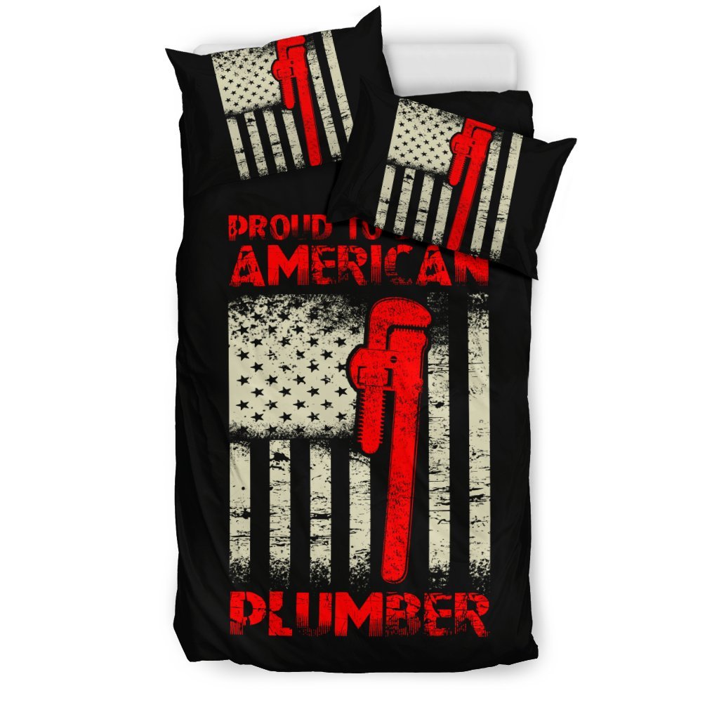 American Plumber 3D Customized Duvet Cover Bedding Set